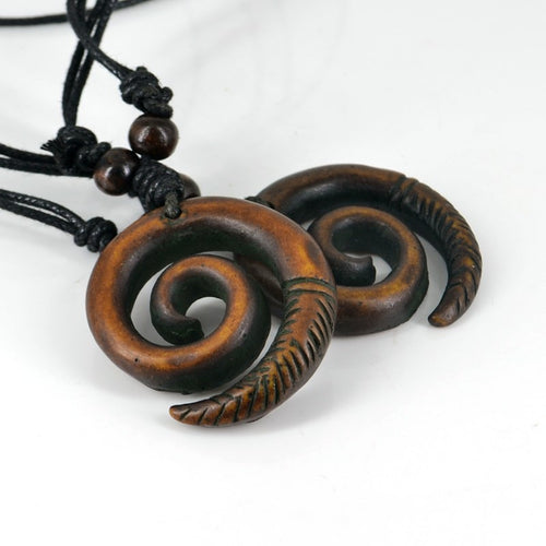 Spiral Helix Necklace