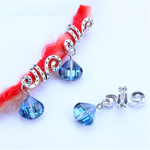 5pcs Loc Cuff with Charm