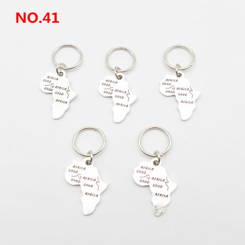 5pcs Silver Metal Loc Charms