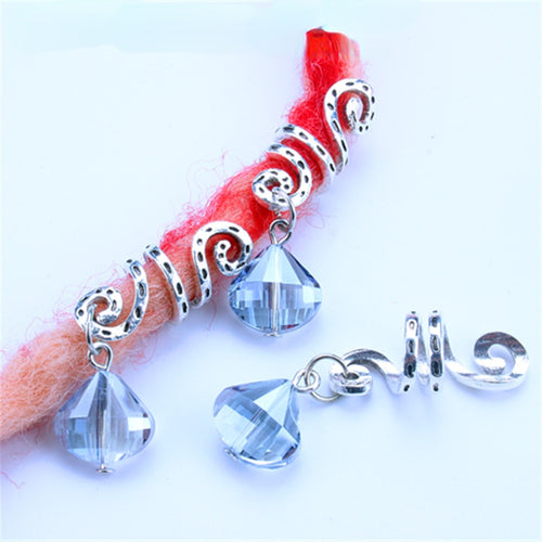 5pcs Loc Cuff with Charm