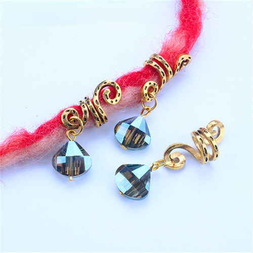 5pcs Loc Cuff with Charm