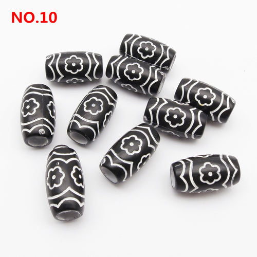 10pcs Loc Cuffs with Designs