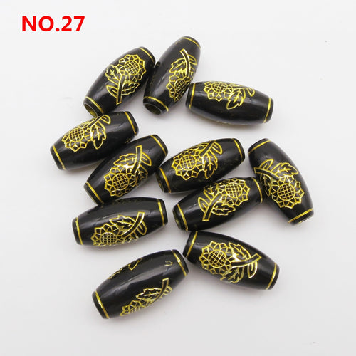 10pcs Loc Cuffs with Designs