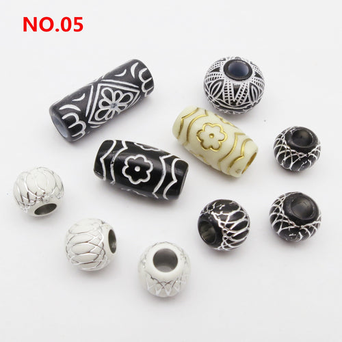 10pcs Loc Cuffs with Designs