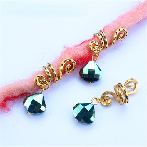 5pcs Loc Cuff with Charm