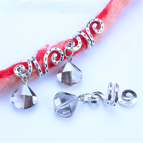 5pcs Loc Cuff with Charm