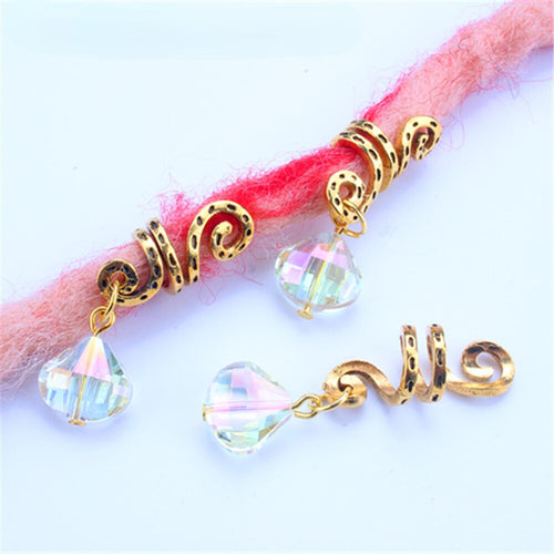 5pcs Loc Cuff with Charm