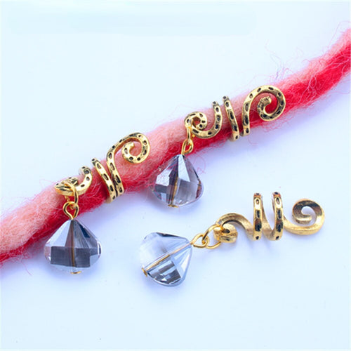 5pcs Loc Cuff with Charm