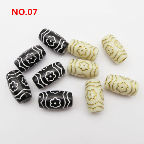 10pcs Loc Cuffs with Designs