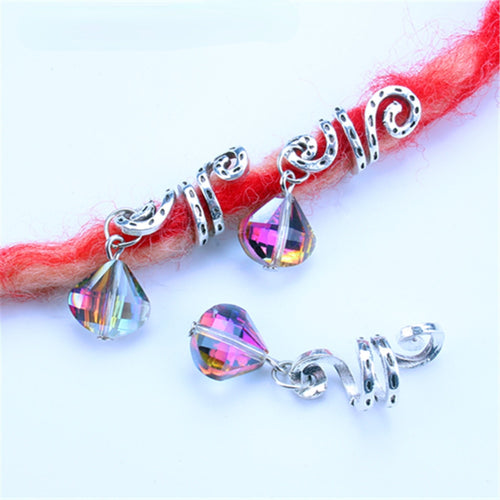 5pcs Loc Cuff with Charm