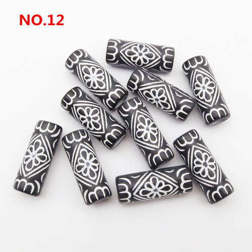 10pcs Loc Cuffs with Designs