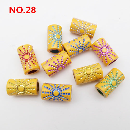 10pcs Loc Cuffs with Designs