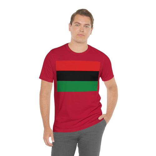 Pan African Flag Unisex Jersey Short Sleeve Tee