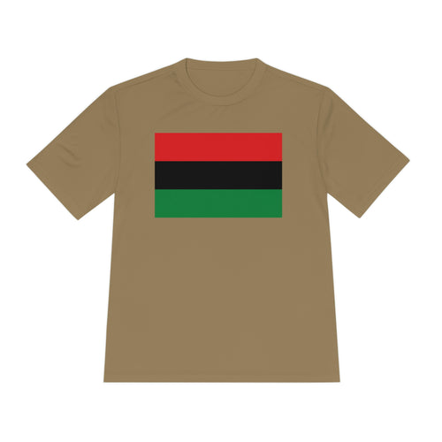 Pan African Flag Unisex Moisture Wicking Tee