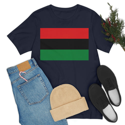 Pan African Flag Unisex Jersey Short Sleeve Tee