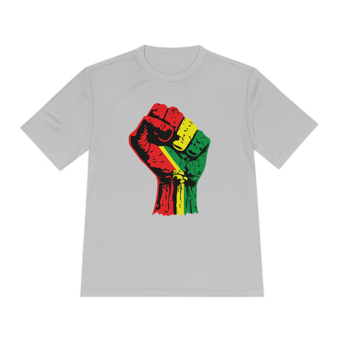 Black Power Fist Unisex Moisture Wicking Tee