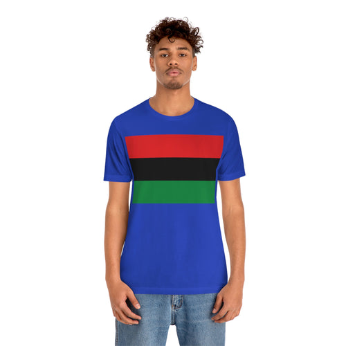 Pan African Flag Unisex Jersey Short Sleeve Tee