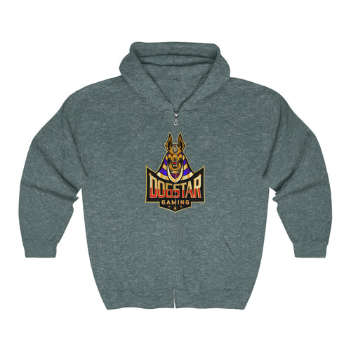 DogStar Gaming Brown Anubis Unisex Heavy Blend™ Full Zip Hooded Sweatshirt