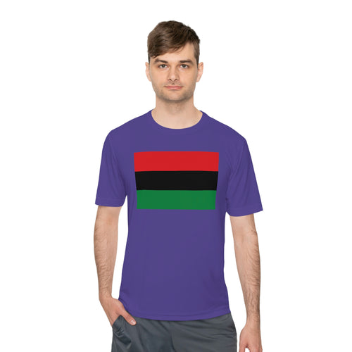 Pan African Flag Unisex Moisture Wicking Tee