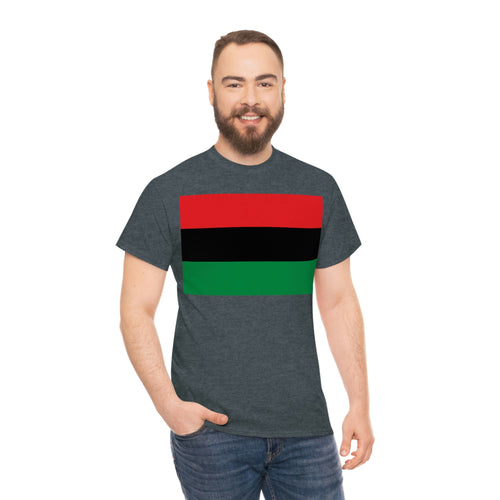 Pan African Flag Unisex Heavy Cotton Tee