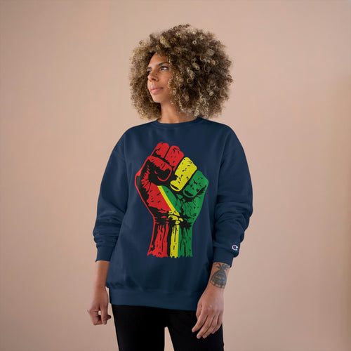 Black Power Fist Champion Sweatshirt