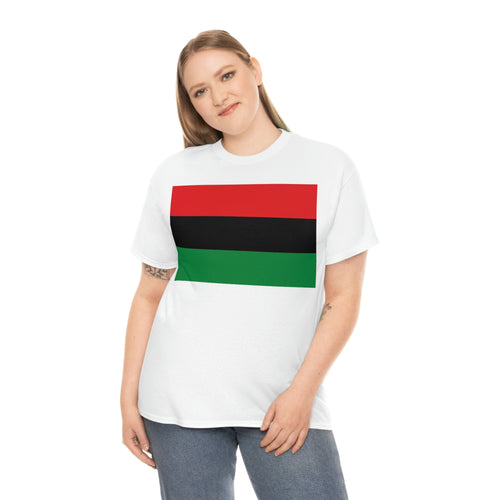 Pan African Flag Unisex Heavy Cotton Tee