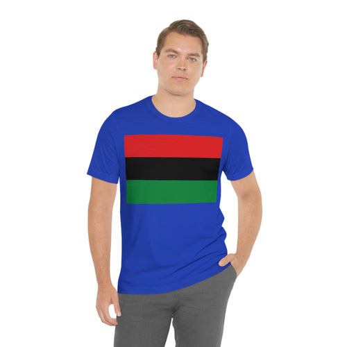 Pan African Flag Unisex Jersey Short Sleeve Tee