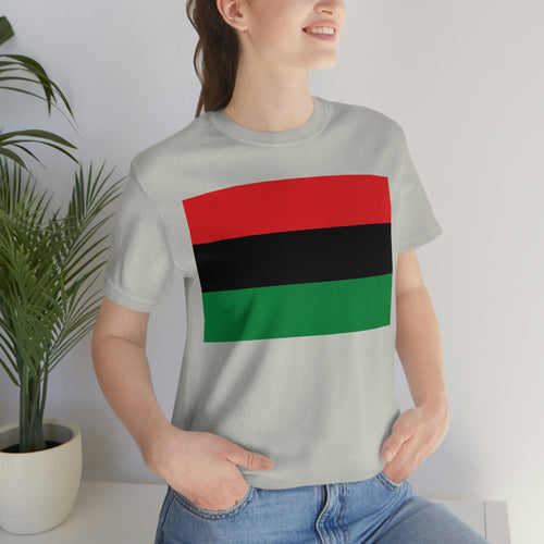 Pan African Flag Unisex Jersey Short Sleeve Tee