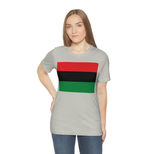 Pan African Flag Unisex Jersey Short Sleeve Tee