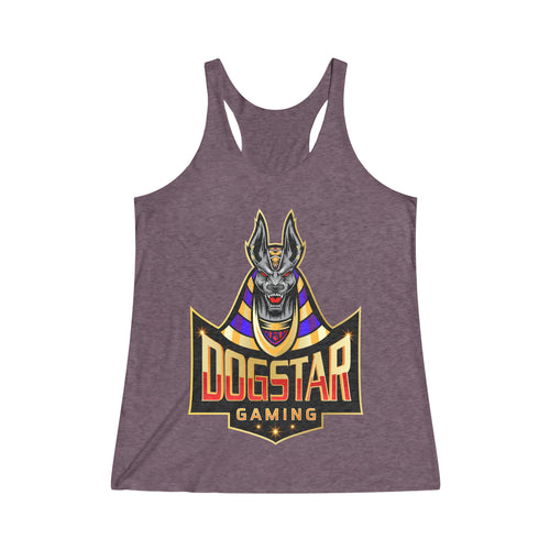 DogStar Gaming Grey Anubis Women's Tri-Blend Racerback Tank