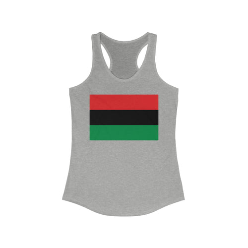 Pan African Flag Women's Ideal Racerback Tank