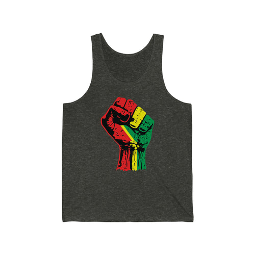 Black Power Fist Unisex Jersey Tank