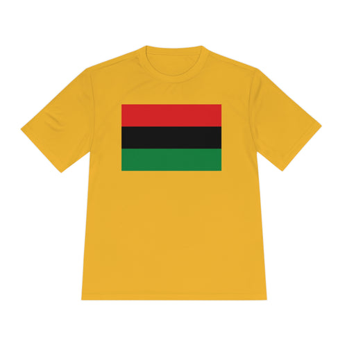 Pan African Flag Unisex Moisture Wicking Tee