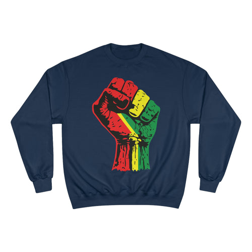 Black Power Fist Champion Sweatshirt