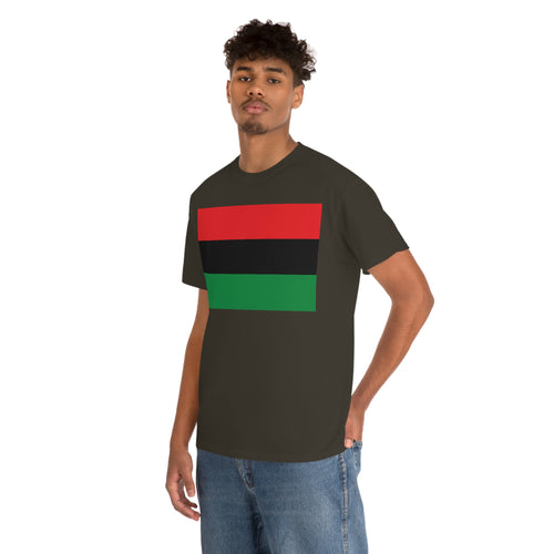 Pan African Flag Unisex Heavy Cotton Tee