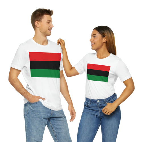 Pan African Flag Unisex Jersey Short Sleeve Tee