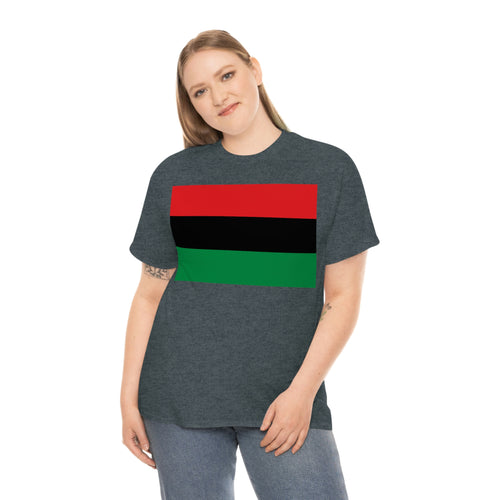 Pan African Flag Unisex Heavy Cotton Tee