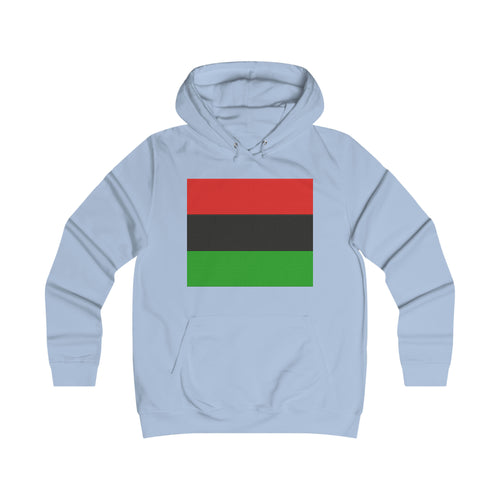 Pan African Flag Girlie College Hoodie