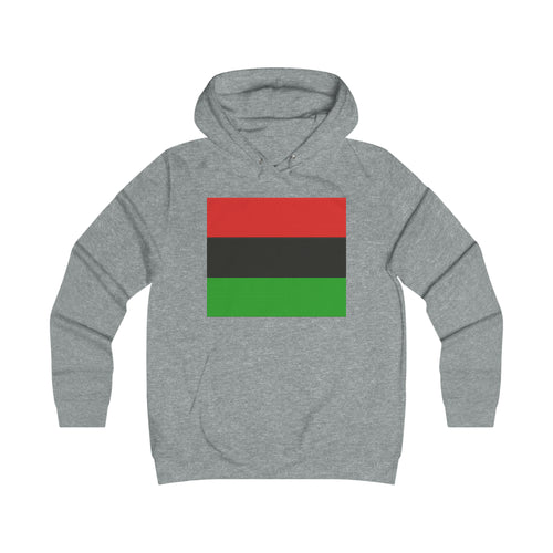 Pan African Flag Girlie College Hoodie