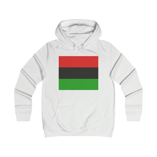 Pan African Flag Girlie College Hoodie