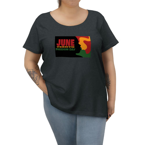 JuneTeenth Women's Curvy Tee