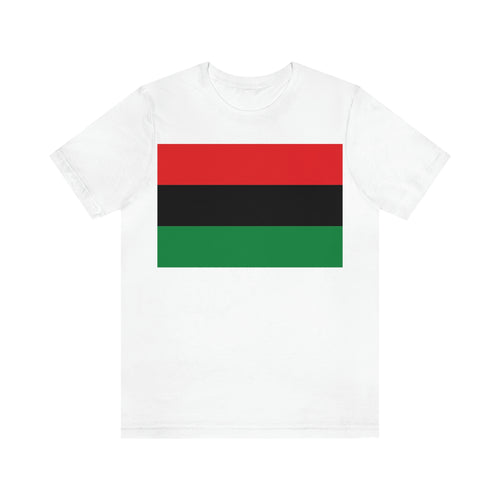 Pan African Flag Unisex Jersey Short Sleeve Tee