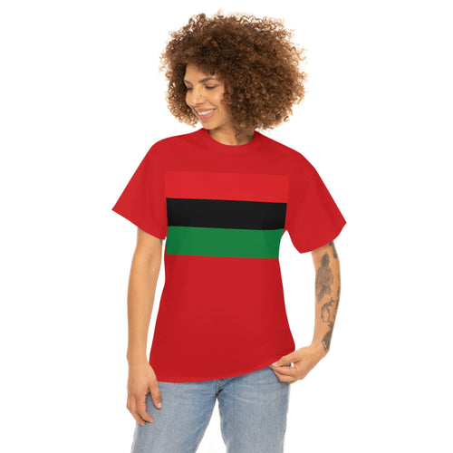 Pan African Flag Unisex Heavy Cotton Tee