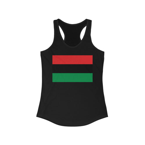 Pan African Flag Women's Ideal Racerback Tank