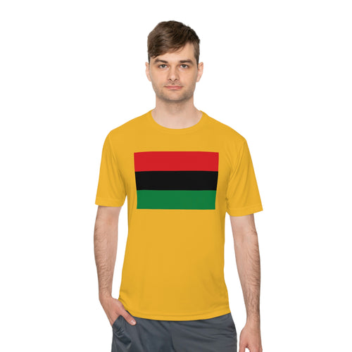 Pan African Flag Unisex Moisture Wicking Tee