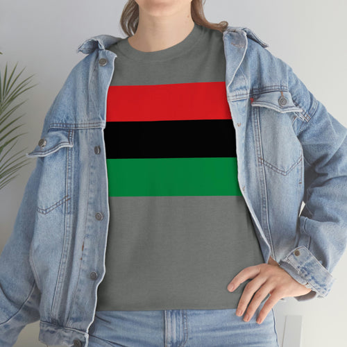 Pan African Flag Unisex Heavy Cotton Tee