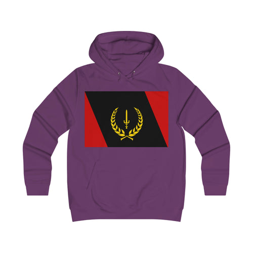 Black Heritage Flag Girlie College Hoodie