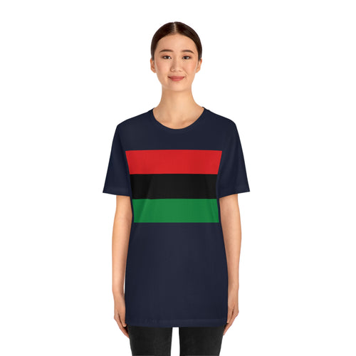 Pan African Flag Unisex Jersey Short Sleeve Tee