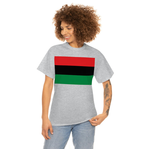 Pan African Flag Unisex Heavy Cotton Tee