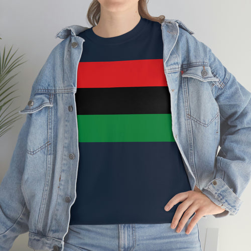 Pan African Flag Unisex Heavy Cotton Tee